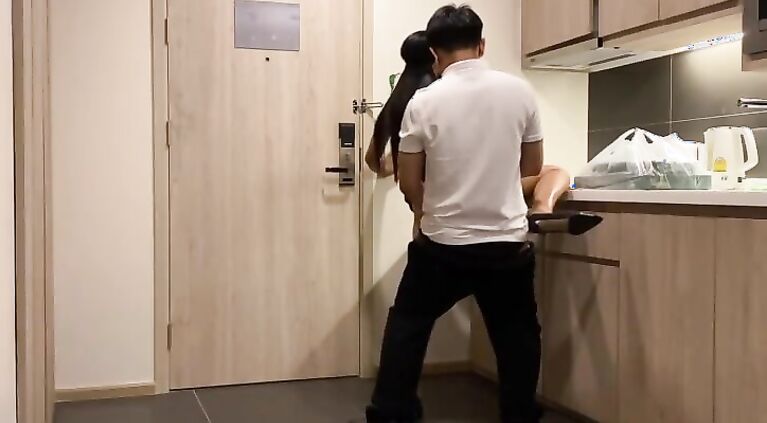 Hotel room service got some service from me (Caught on camera)