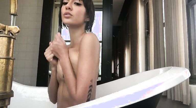 bath masturbating solo snap compilation REAL ORGASM and foot worship