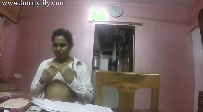 slutty tamil secretary gets horny in the office