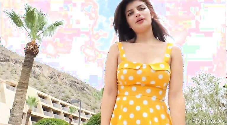 Raven Huge Tits Out For Public Nudity And Masturbation