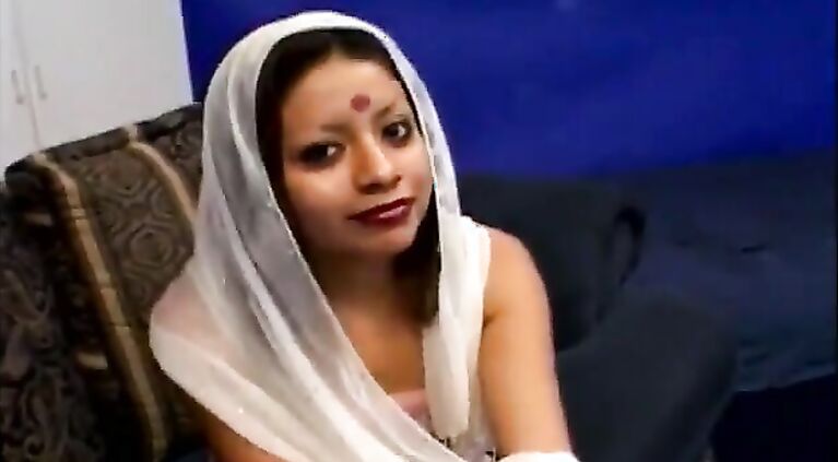 Desi Floozie Indra Verma Gets Her Vagina Pounded Hardcore By Two Older Dudes With Massive Schlongs