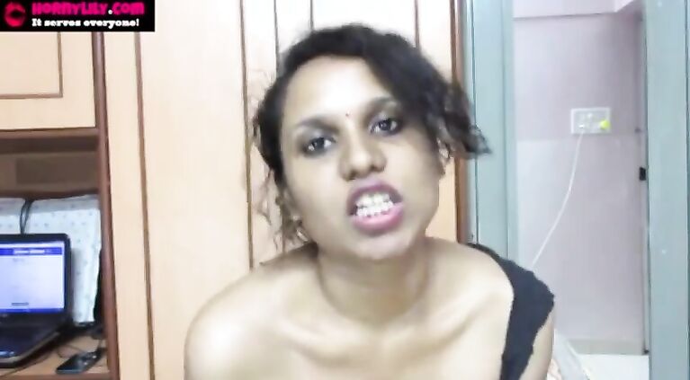 Best Desi Desi Maid Horny Lily Dirty Chat in Hindi Hand-Job off Instruction