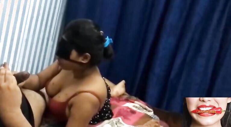 When the milf was in the room, the owner cut her cunt fiercely. with clear hindi voice