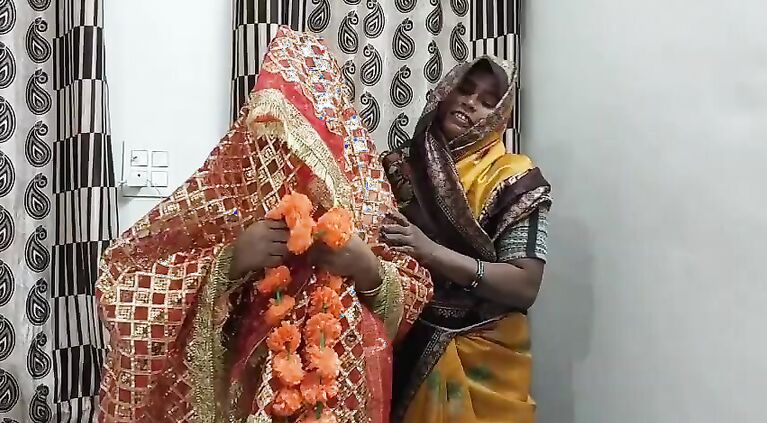 Tamil Couple First Wedding Night Sex Enjoy with mother in law 3some sex