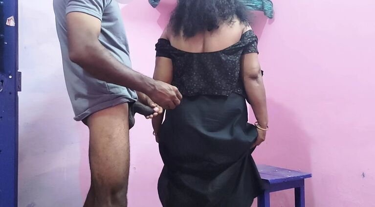 A hot indian aunty found my discarded condom and had cute sex with her.