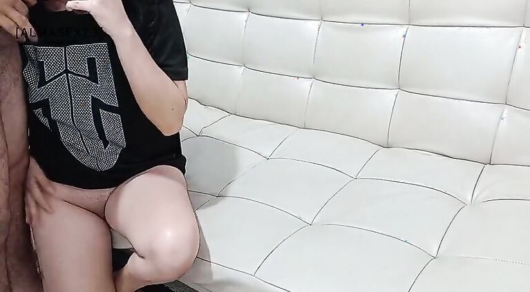 I cum on my stepsister channel's face while she talks on her cell phone with her boyfriend