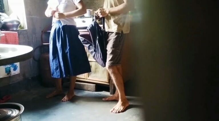 Tamil student and private teacher making first time sex