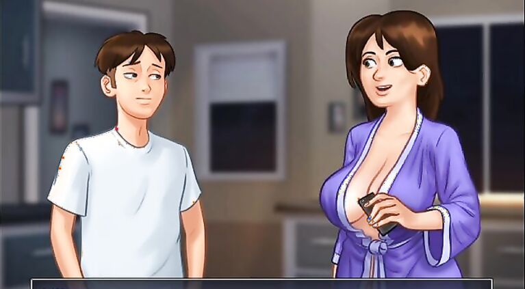 Summertime Saga Part 4 - Helping Next Door Housewife Widow