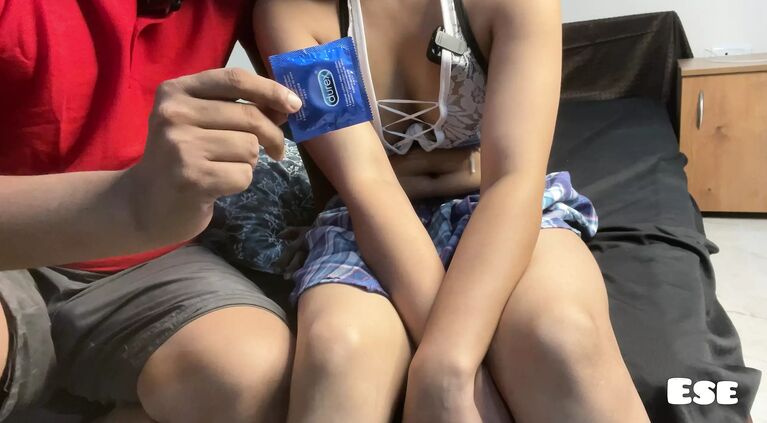 StepBrother Teaches A Sex Lesson to Her Stepsister