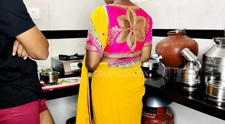 Komal with Kichen choda