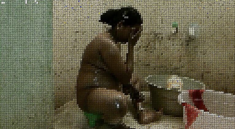 Indian lady bath clip