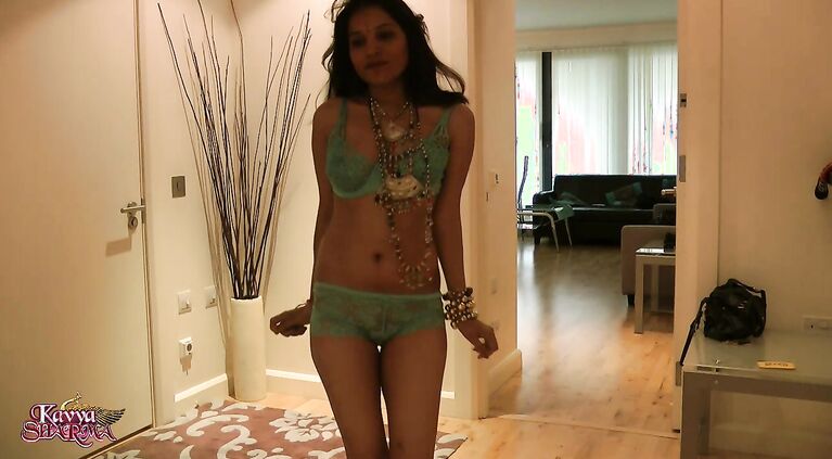 Kavya is performing on Indian song called Tu He Tu Mannat Meri.