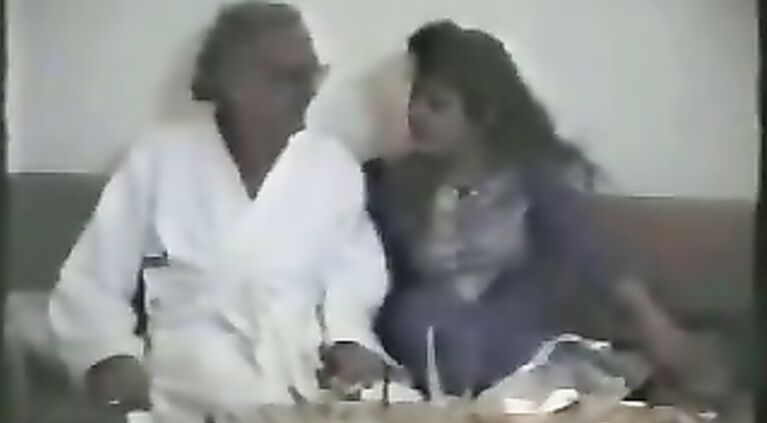 Masked indian wife Anuradha giving her horny men a blowjob who filmed her naked