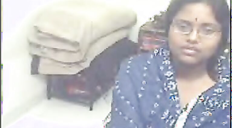 Indian girl Priya in restaurant with her boyfriend showing her big brown nipple