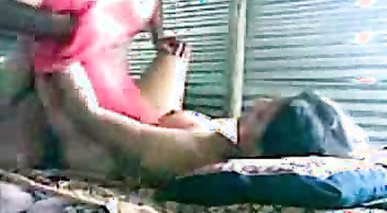 Manika married housewife from Allahabad filming her shower selfie for her husb