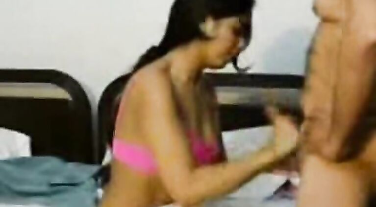 Hidden cam footage of Paki teen Nadia giving her BF a boyfriend sucking his stiff cock.